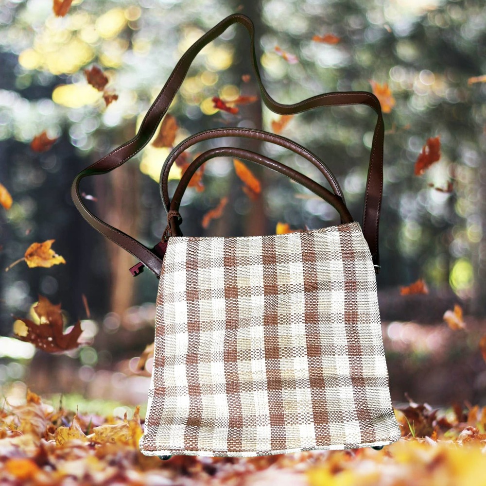 Fossil Shoulder Crossbody Bag Fall Colors 8" x 8.5" x 4" Hobo